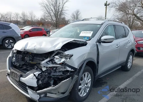 2020 Nissan Rogue Sv Intelligent Awd z USA, uszkodzony, nr VIN JN8AT2MVXLW119564